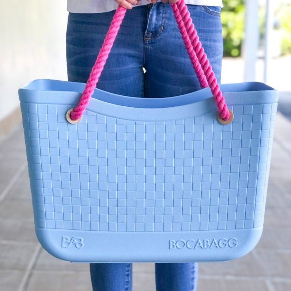 BocaBagg (Sky) Large EVA Tote Bag-Like Bogg Bag - Picture 6 of 7